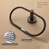 Bronze Towel Ring, Oil Rubbed Bathroom Towel Holder, Wall Mounted Hand Towel Rack Hanger, Farmhouse Style