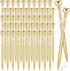 Jetec 50 Pcs Heart Shaped Ballpoint Pens Bulk, Valentine's Day Gifts, Wedding Glitter Retractable Metal Pens, Black