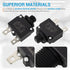 BlueStars 5 Packs 20Amp Thermal Circuit Breaker 125/250V AC 32V DC - Overload Protector Manual Reset Compatible