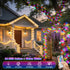 50ft Dimmable 25 14 Lights,150LED Fairy Lights Plug in, Colors Modes RGB+Warm White Color Changing String Twinkle