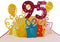 iGifts And Cards Happy 95th Birthday 3D Pop Up Greeting Card - Unique Celebration for Husband, Wife, Friend