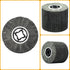 Non Woven Wire Abrasive Polishing Burnishing Wheel Flap Brush Drum Tool for Metal Surface Conditioning 120x100x19mm