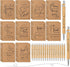 Kisston 100 Pcs Christian Gift Bulk, Bible Verse Notebooks, Inspirational Bamboo Pens, Sunday School Favors