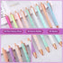 Handepo 20 Pcs Christmas Glitter Retractable Click Ball Pens - 1.0mm Medium Point - 20 Pcs Replacement Refills