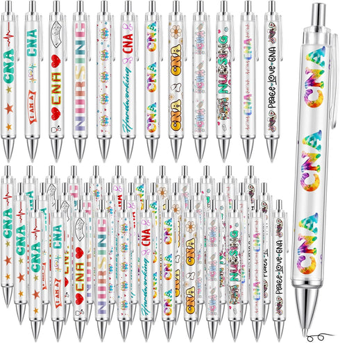 Motipuns 48 Pcs National Nursing Assistant Week Pens CNA Week Gifts Bulk Medical