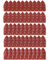 Bates Mouse Detail Sander Sandpaper, 100 pcs Assortment, 40/80/120/180/240 Grits, Red Sanding Pads