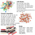 1400Pcs Basic Electronics Component Assortment Kit, Electrolytic Capacitor, Ceramic Capacitor, LED Diode, Resistor