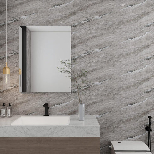 Marble Countertop Contact Paper, 17.7x100 Inch Peel and Stick Wallpaper for Kitchen Waterproof Removable Stick Paper