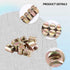 Set 10 M6 of Slotted Furniture Nuts for Beds and Chairs