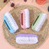 Leooomap 12-Pack 4 Scrub Brush Heavy Duty Multi-Purpose Cleaning Brushes with Stiff Bristles, Colors (Purple Pink Blue