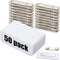 Henoyso 50 Sets 1 x 3 Inch Magnetic Name Tags Blank Magnetic
