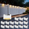 SOLPEX Solar Fence Lights Outdoor 16 Pack, Solar Step Lights Waterproof Led