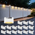 SOLPEX Solar Fence Lights Outdoor 16 Pack, Solar Step Lights Waterproof Led