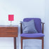 LT2007-HPK-LB Countertop, Bulb Simple Designs Basic Chrome Mini Table Lamp for Living Room, Nightstand, Desk, Hot Pink