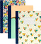 Pukka Pad, Carpe Diem Composition Notebooks - 3 Pack of Journals Featuring 140 Pages of College Ruled 80GSM Paper with