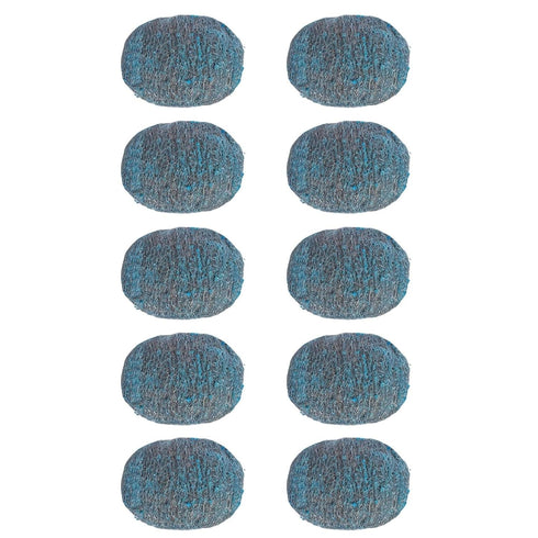 Luyismer Pack 10 of Sturdy Metal Steel Wool for Cookware Outdoor Cooking Items Scented Heavy Duty Steel Wool Scrubber