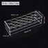 MECCANIXITY 12-Well Acrylic Test Tube Rack Holder, Clear Lab Stand for 100ml Tubes