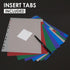 BAZIC Binder Dividers with 10 Color Tabs, 8.5" x 11", Plastic Index Divider with Tab for 3 Ring Binders, 10/Pack