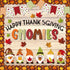 Whaline 66 Pcs Fall Bulletin Board Kit, Happy Thanksgiving Set with Gnome Maple Leaves Decoration for Classroom Decor