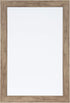 DesignOvation Beatrice Framed Magnetic Dry Erase Board, Rustic Brown, 18x27