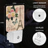 Jahiona White,0.5W LED Night Light Lamp with Smart Sensor Dusk to Dawn Sensor,Paris Flower Eiffel Towel with Rose Night