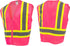 Radians SV22-1 Economy Type O Class 1 Safety Vest, Pink Mesh Size 4X-Large, 1 Each