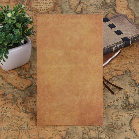 Yoption Stationery Paper and Envelopes Set | 126 Pcs | 50 Kraft Paper Envelopes & 56 Writing Paper