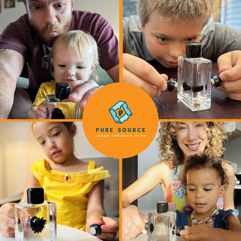 Ferrofluid Magnetic Display Science Education Magnetism Kit Interactive Liquid Metal Physics Demonstration Executive