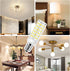 E14 Bulbs 50 -500Lm Changing-3000K| 4500K|6500K- E-14 Bulbs AC110V-240V (4Pack) LED European Watt Equivalent