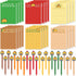 Fullhawl 48 Pcs Mexican Taco Sticky Notes and Pens Set, 24 Taco Memo