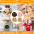 Thank You Round Stickers for Supporting My Small Business, Adhesive Labels, 3-Color, 1 inch (2000 Pcs, 4 Rolls)