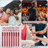 Cholemy 150 Pcs Red Ribbon Week Pen, Black Ink Retractable Ballpoint Pens for Red Ribbon Awareness Supplies, Charity