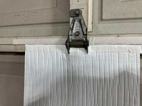 2'' Wide x 196' Long White Vapor Barrier Tape for Garage Door Insulation, Repair, and Underlayment Seams