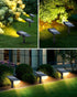 3 2 Pack BAXIA TECHNOLOGY Solar Spotlights Outdoor Waterproof, Lighting Modes Spot Lights, Dusk to Dawn Solar Powered