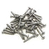 40 Piece Truss Head Screw Set, Marine Grade Stainless Steel, 10 x 1-1/4 Inches for Dock Bumper