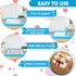 1+2PCS 2 Frozen Instant Ice Cream Maker, Food Grade Rolled Ice Cream Maker Machine with Shovel, Instant Cold Plate
