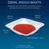 Weigh Boats Large - 125 Pack 330ml Plastic Disposable Trays for Scale, Square Weighing Dishes for Powder, Food Samples