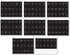 Black Spice Labels for Jars, 148 Preprinted Organizing Stickers for Spices Storage Glass Bottles, Kitchen Pantry