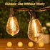 S11 30 3 Dimmable 15+1 Bulb Ollny Outdoor String Lights with Remote, FT Modes Timers Waterproof Connectable Patio