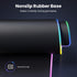 BladeHawks RGB Gaming Mouse Pad with 4-Port USB Hub, 14 Lighting Modes, Oversize Anti-Slip Rubber Base for Desk