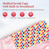 Women's Satin Lined Scrub Cap - Adjustable Medical Work Hat for Surgeons and Dentists