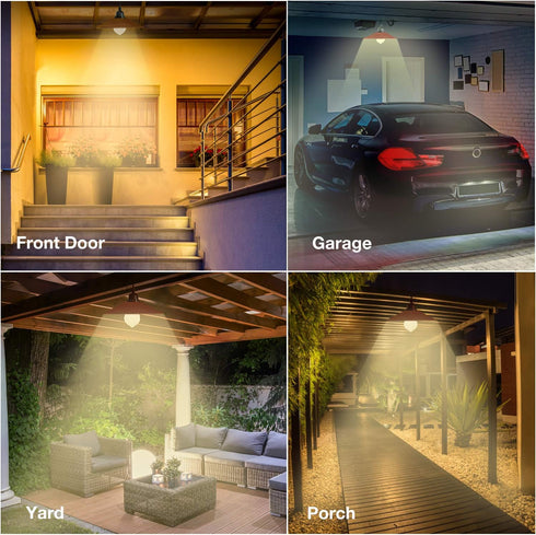 Sengled Bulb Bulb, A19 3000K 1200LM 75W 4 Pack Motion Sensor Light Outdoor, Soft White Sensor LED Light Auto on/Off
