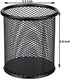 Nicunom 12 Pack Metal Mesh Pen Holder, Round Pencil Cup for Desk Organizer, Black