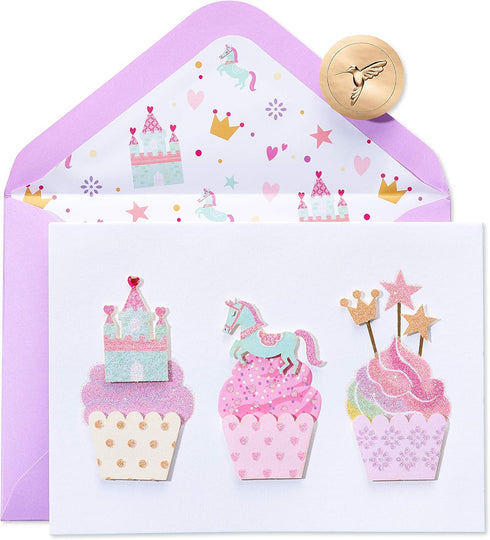 Papyrus Birthday Card for Girl, Sweet, Fun, and Sparkly