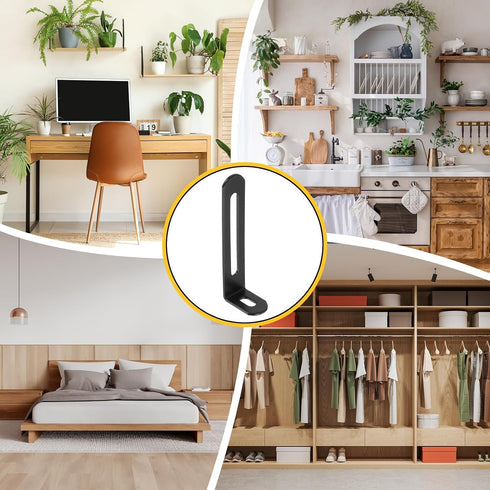 20Pcs 2.87"x0.94"x0.59" (73x24x15mm, uxcell L-Shaped Brackets Corner Brace, Corner Bracket Shelf Bracket Right Angle