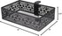 Clip-on Desk Organizers for Small Items, Can Be Clipped Around Table (Black)