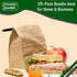 Concession Essentials 12x7x17 inches, 57lb 125 Count Paper Grocery Bags, Kraft Brown