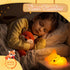 Dimmable YuanDian Fox Night Light, Squishy Fox Silicone Lamp Novelty Gifts, Rechargeable Timer Bedside Touch Nightlight