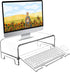 AMT 5.7 Inch Acrylic Monitor Stand and Laptop Riser with Keyboard Cover,