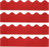 PATIKIL 3" x 1.08ft Bulletin Board Border, 60 Pack Scalloped Trim Strips for Locker Classroom Cork Poster Wall Decor